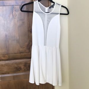 WHITE FOR LOVE AND LEMONS MINI DRESS